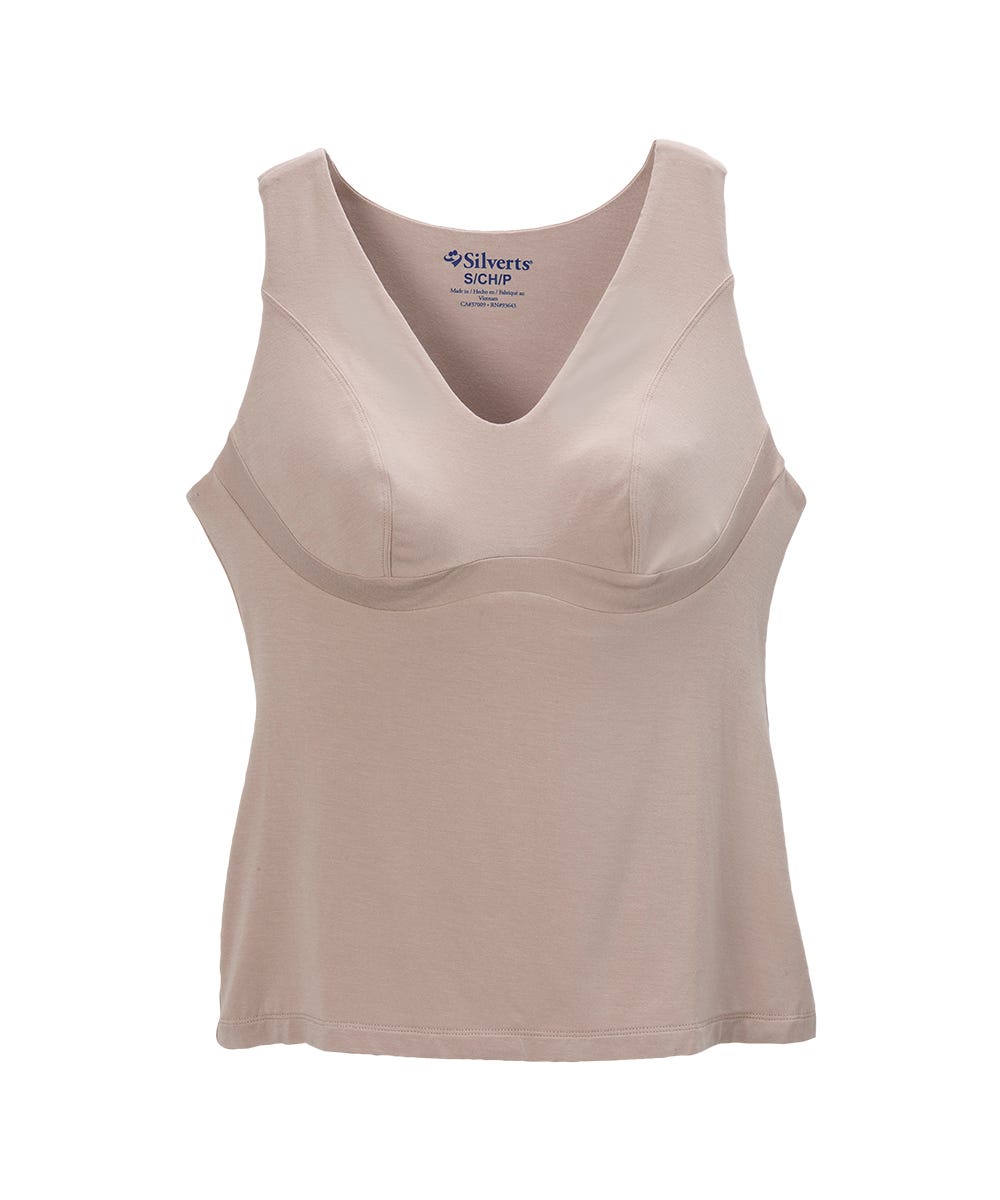 Women's Adaptive Wire-Free Bra Camisole by Breast Nest (Cups DD-HH) - Clearance