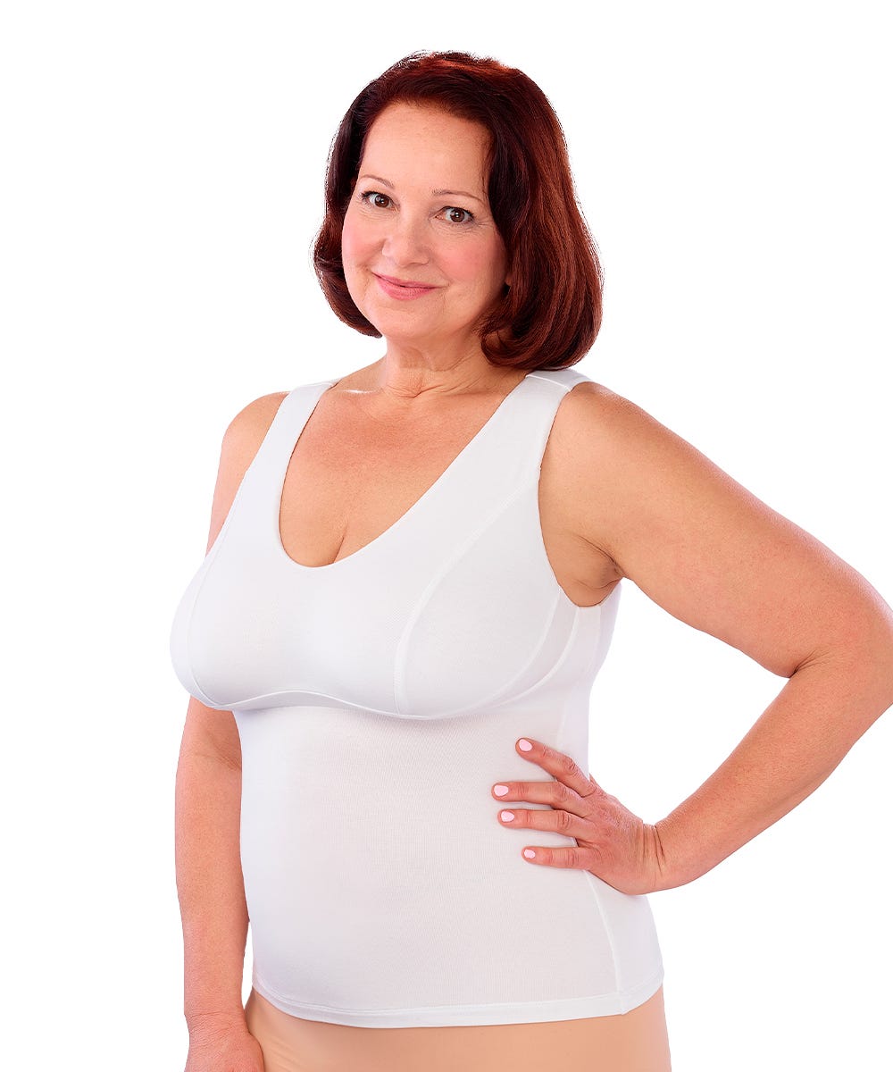 Women's Adaptive Wire-Free Breast Nest Bra Camisole