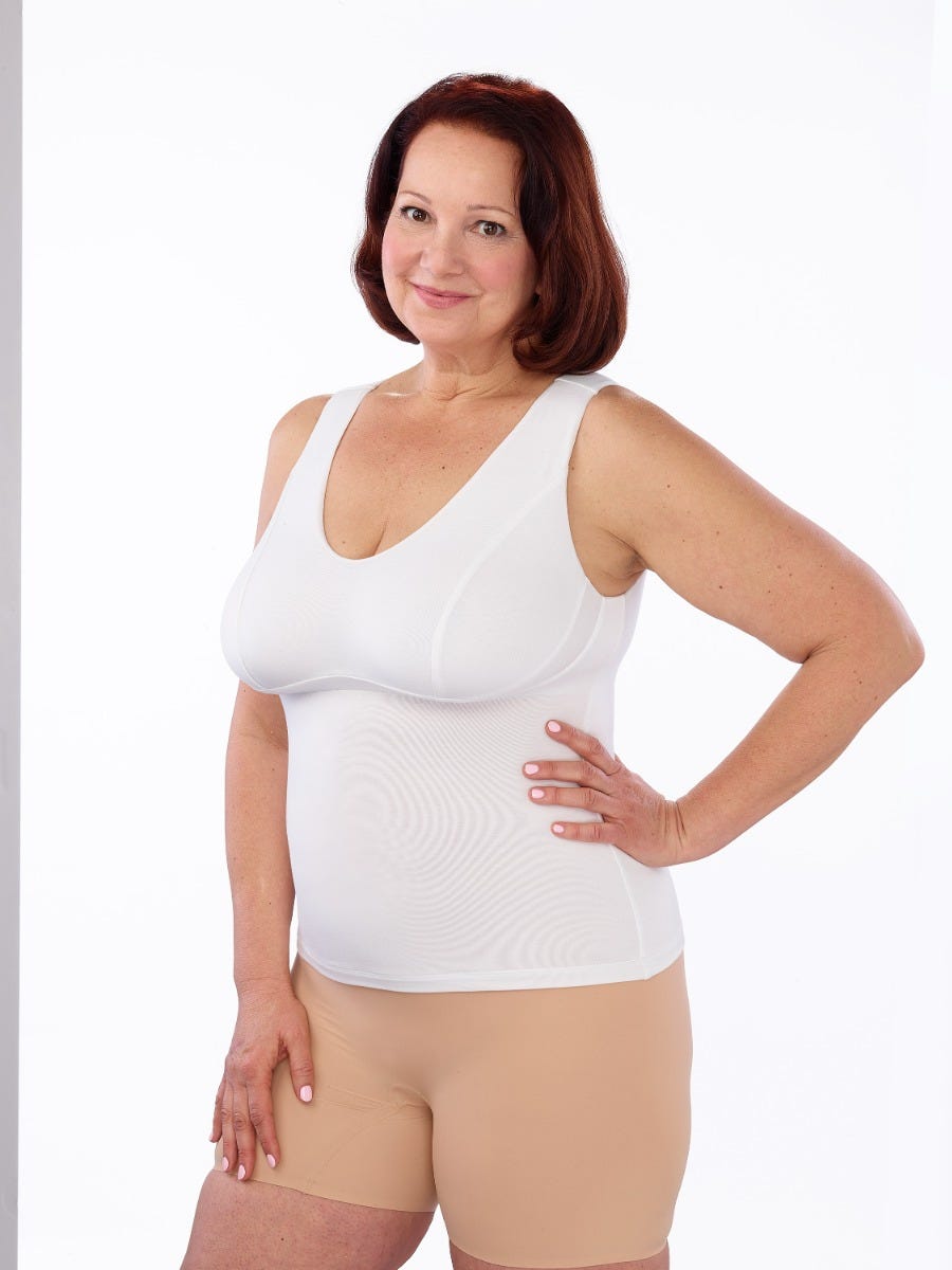 Women's Adaptive Wire-Free Bra Camisole by Breast Nest (Cups DD-HH) - Clearance