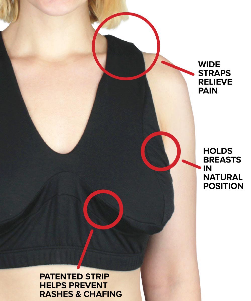 Women's Adaptive Wire-Free Sleep Bra by Breast Nest (Cups B-C) - Clearance