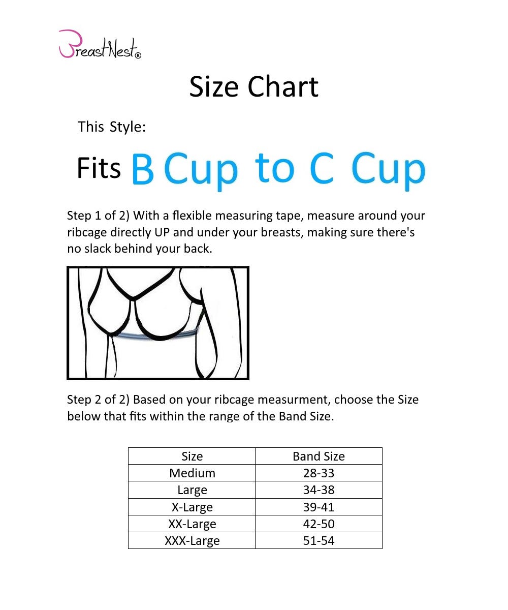 Women's Adaptive Wire-Free Sleep Bra by Breast Nest (Cups B-C) - Clearance