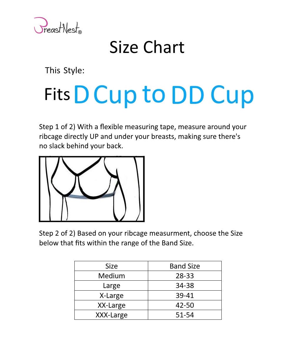 Women's Adaptive Wire-Free Essential Bra by Breast Nest (Cups D-DD)