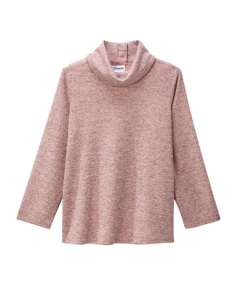 Women's Open Back Cowl Neck Top