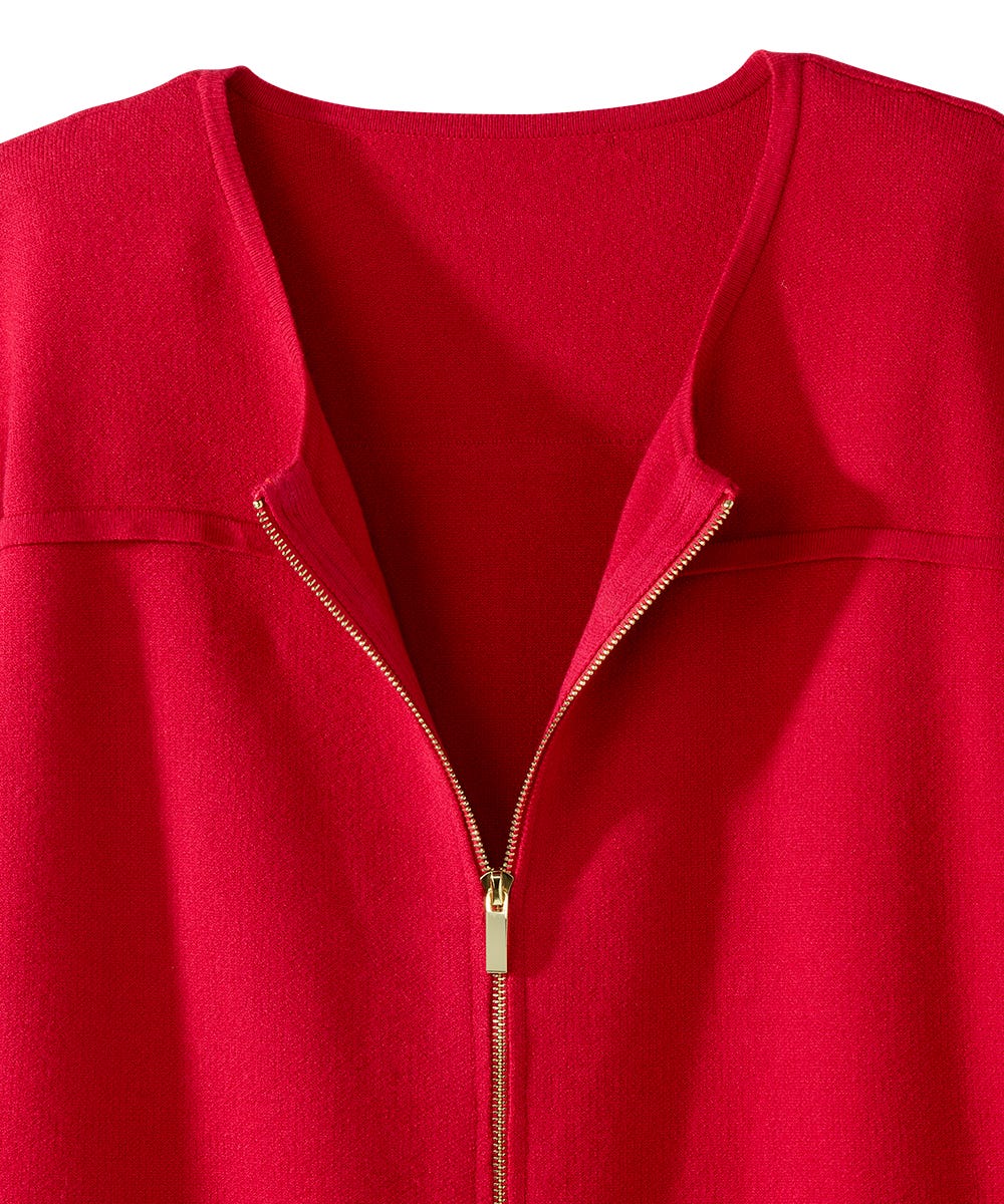 Women's Zip Front Sweater