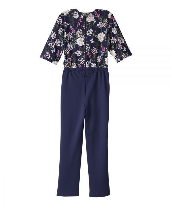 Women's Stay Dressed Jumpsuit with Henley Top