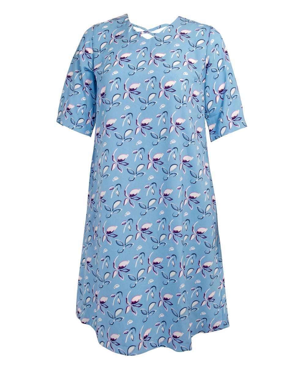 Womens Decorative Neck Adaptive Dress