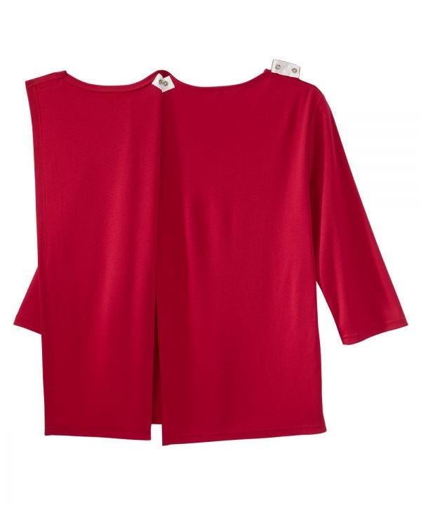 Women's Open Back Seasonal Print Top