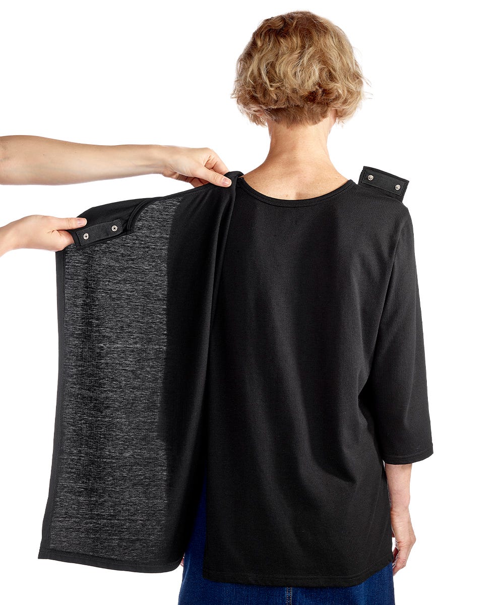 Women's Open Back Seasonal Print Top