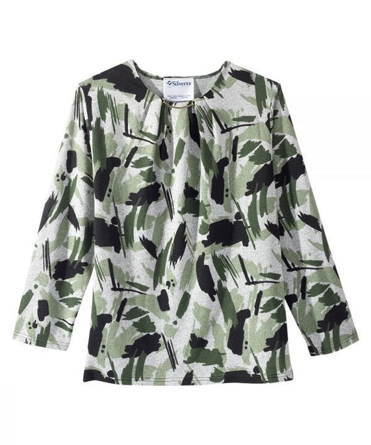 Women's Long Sleeve Open Back Sweater Knit Top