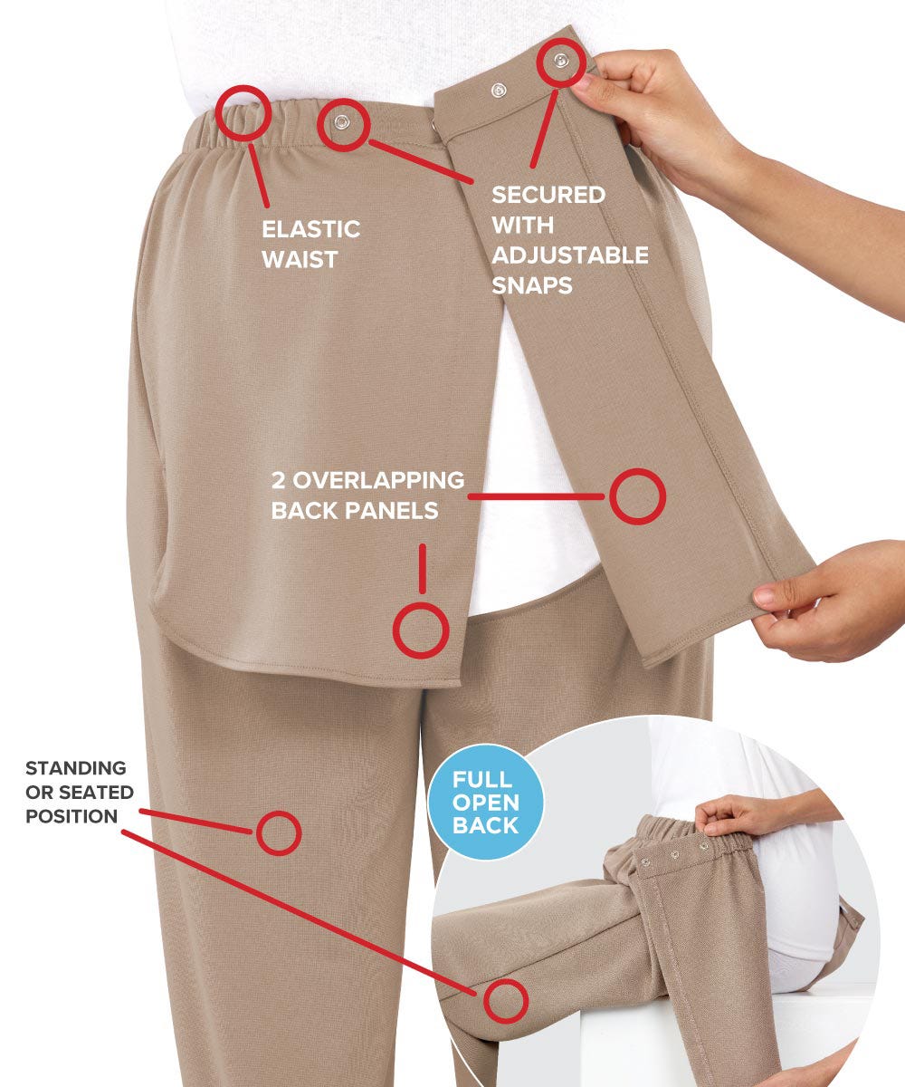Women's Open Back Soft Knit Pant