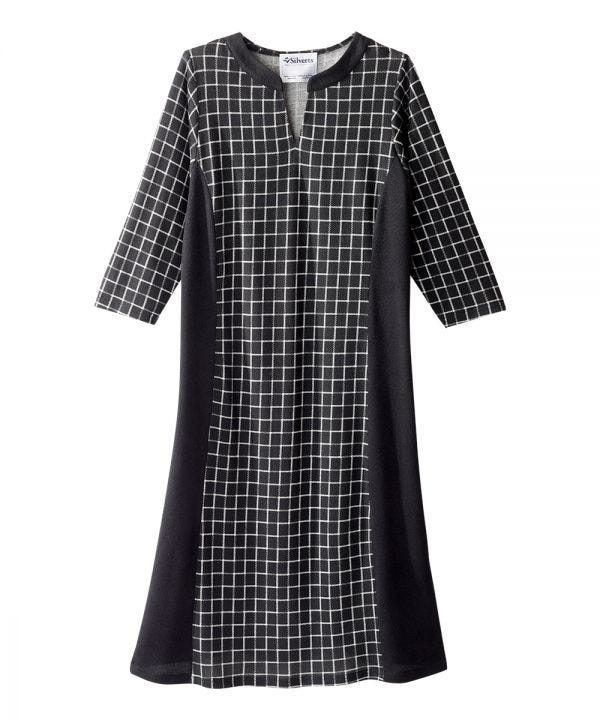 Women's Stylish Color Block Open Back Dress