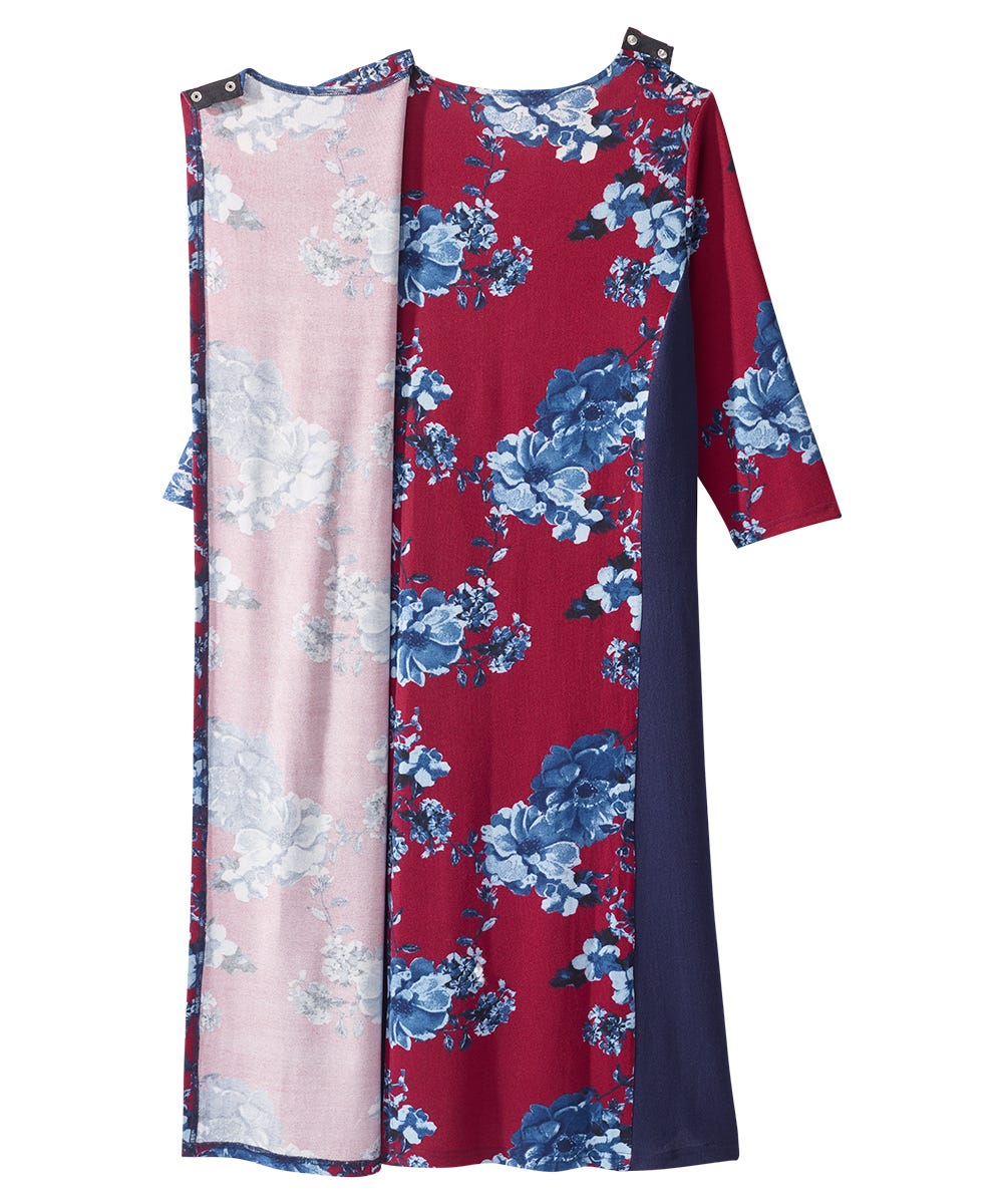 Women's Stylish Color Block Open Back Dress