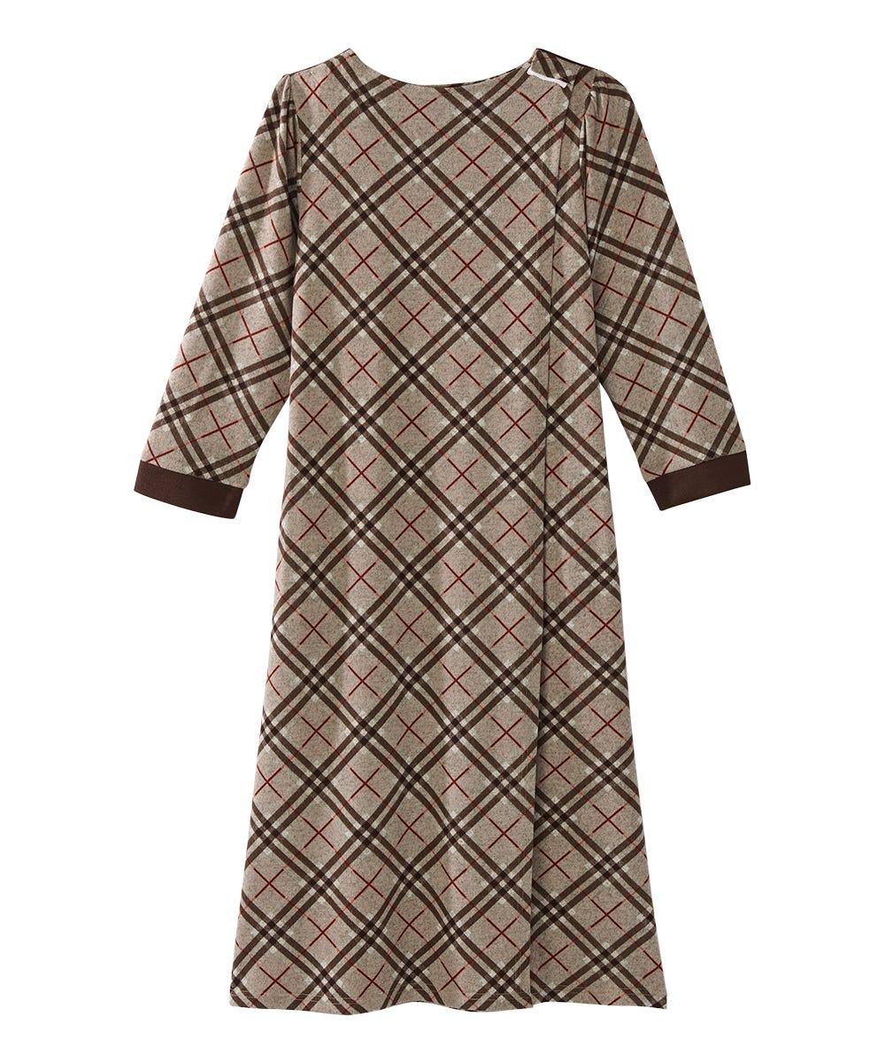Women's Open Back Sweater Knit Dress Diamond Neckline - Clearance