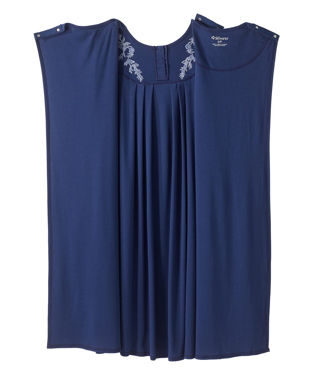 Women's No Peek Hospital & Home Care Long Sleeve Gown