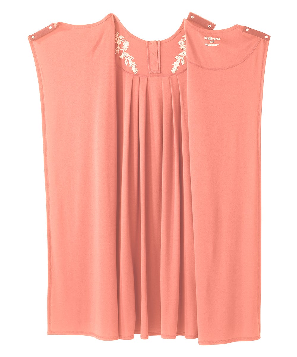 Women's No Peek Hospital & Home Care Long Sleeve Gown