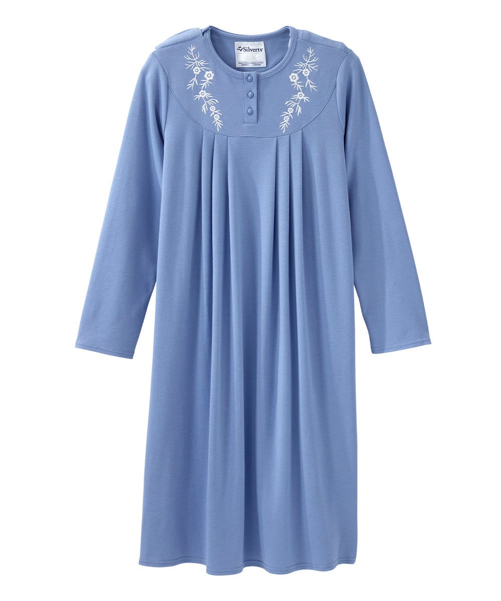 Women's No Peek Hospital & Home Care Long Sleeve Gown