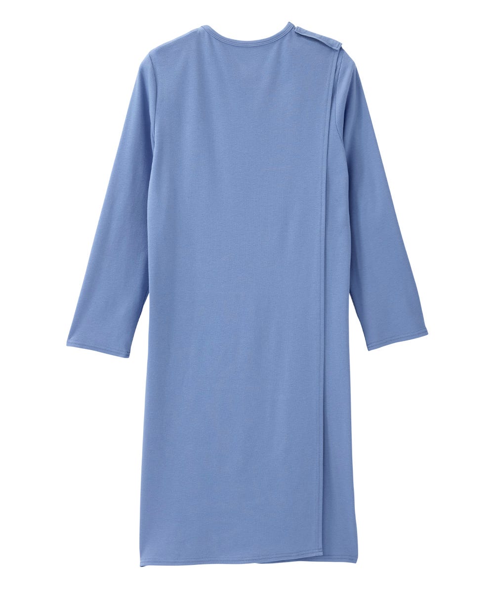 Women's No Peek Hospital & Home Care Long Sleeve Gown