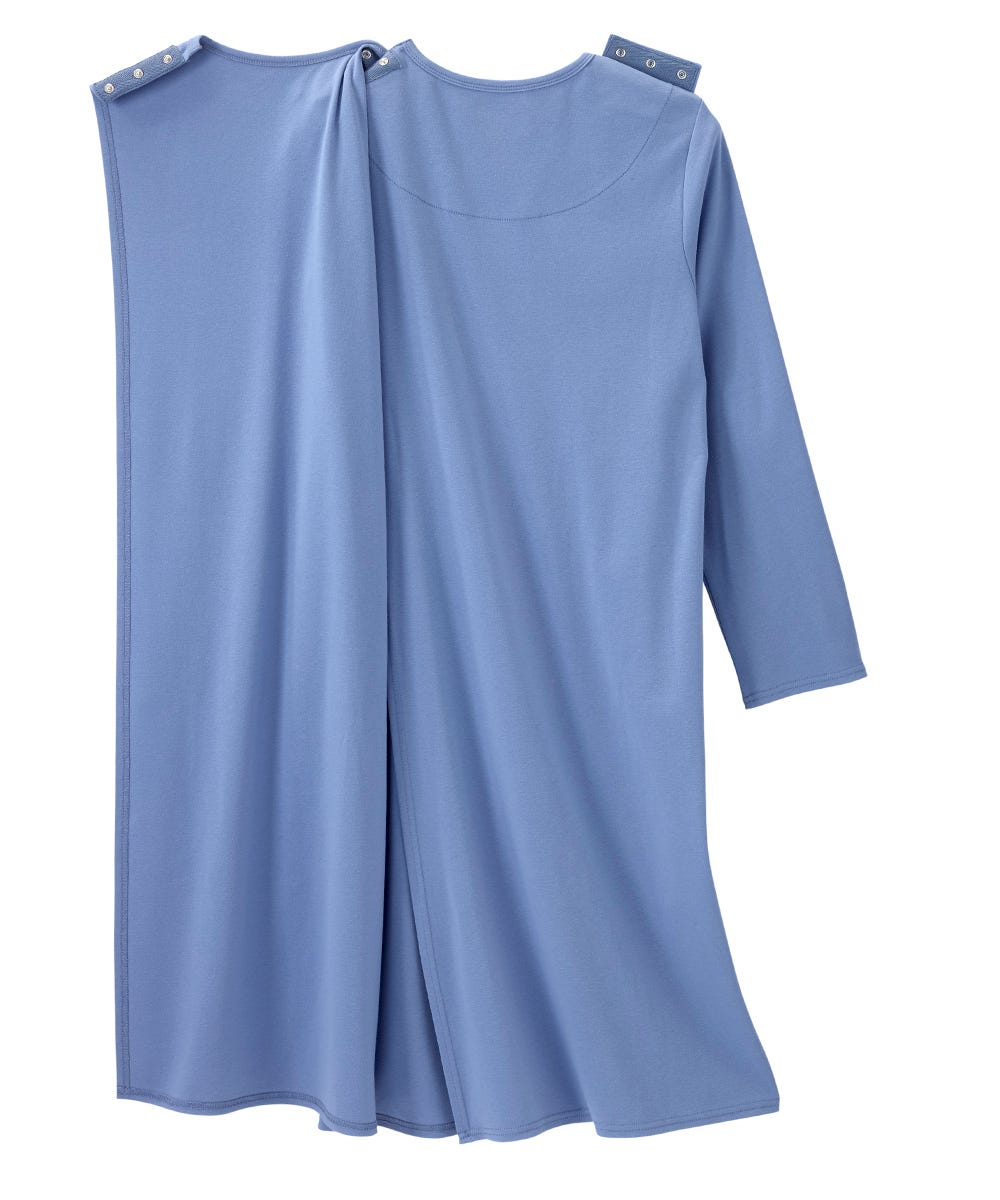 Women's No Peek Hospital & Home Care Long Sleeve Gown