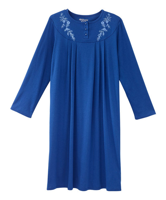 Women's No Peek Hospital & Home Care Long Sleeve Gown