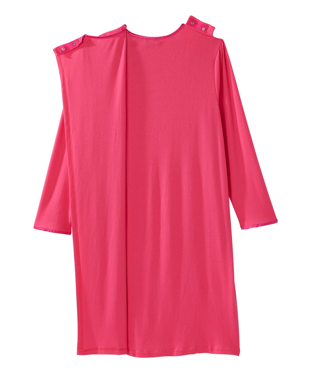 Women's Soft Bow Open Back Nightgown