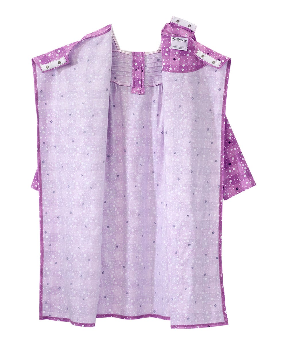 Women's No Peek Open Back Flannel Nightgown - Clearance