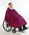 Warm Wheelchair Cape for Women & Men with Hood