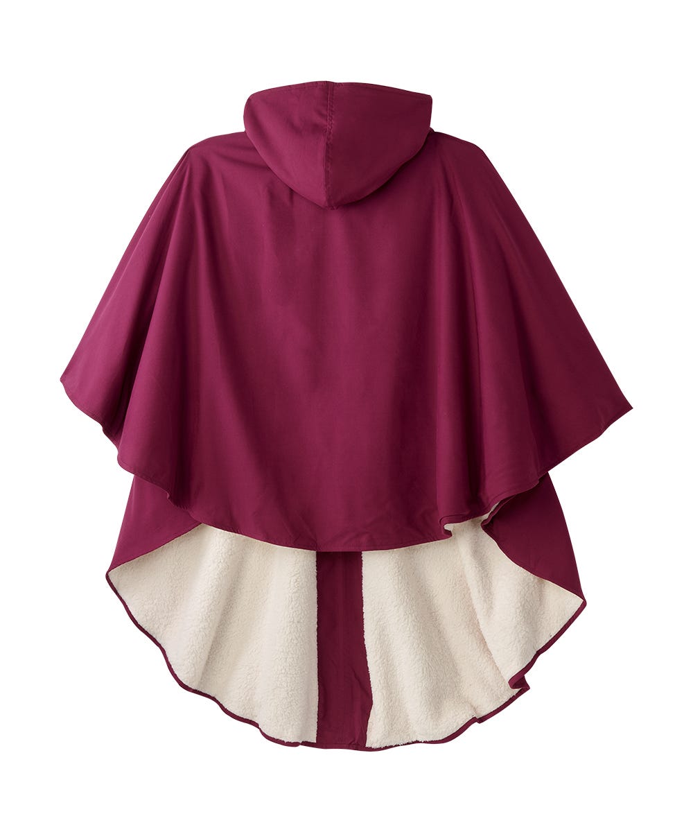 Warm Wheelchair Cape for Women & Men with Hood