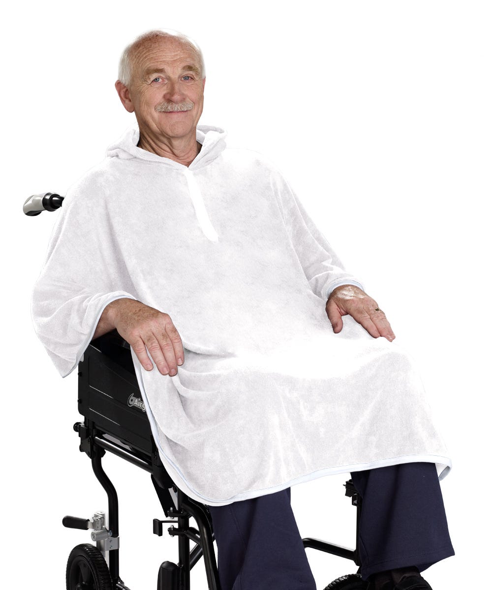 Men's & Women's Terry Shower Bath Cape