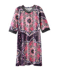 Women's Open Back V-Neck Lace Trim Nightgown