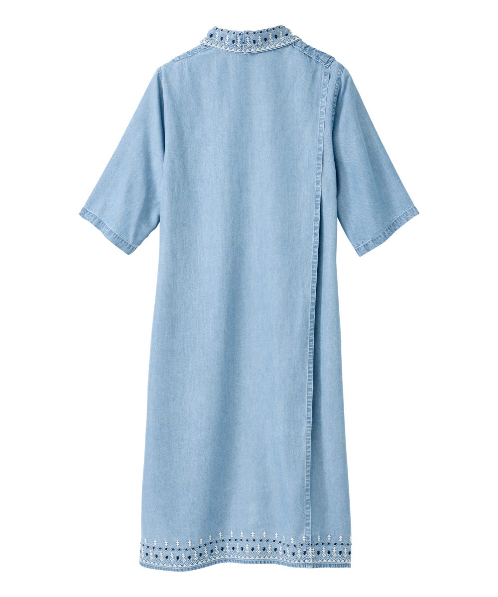 Women's Adaptive Open Back Collared Dress