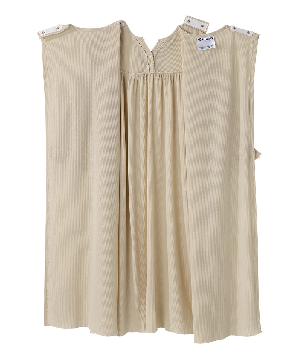 Women's Open Back Waffle Knit Nightgown