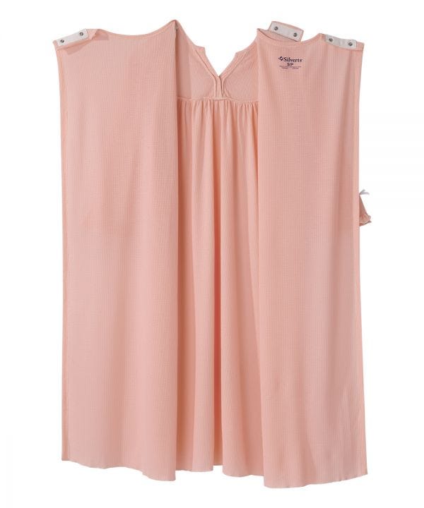 Women's Open Back Waffle Knit Nightgown