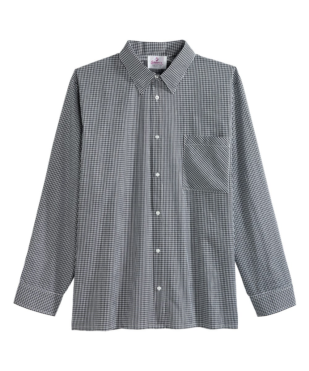 Men's Self Dressing Magnetic Buttons Dress Shirt