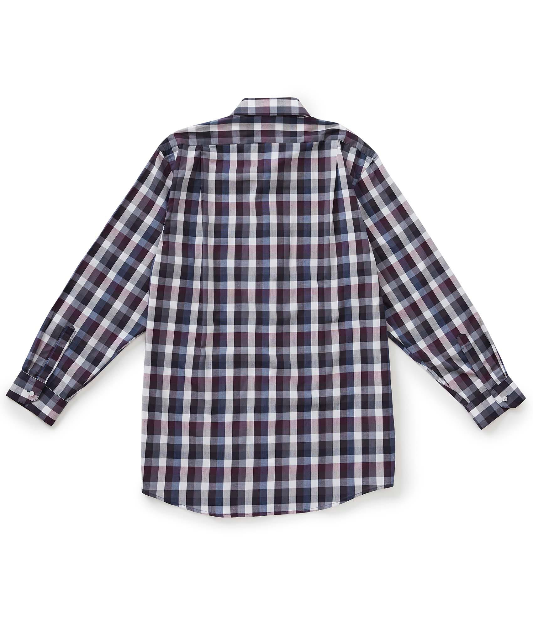 Men's Self Dressing Magnetic Buttons Dress Shirt