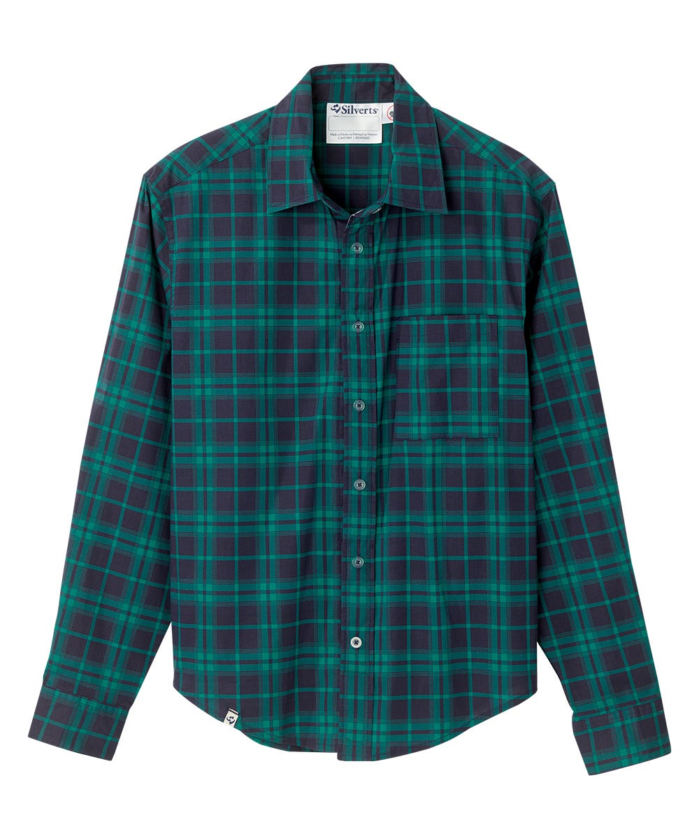 Men's Self Dressing Magnetic Buttons Dress Shirt