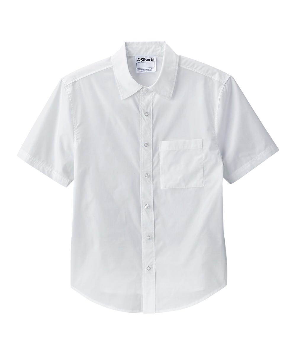 Magnetic Buttons Mens Short Sleeve Shirt