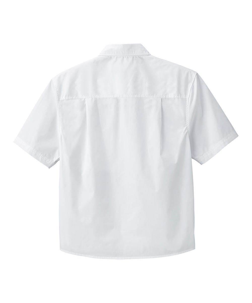 Magnetic Buttons Mens Short Sleeve Shirt