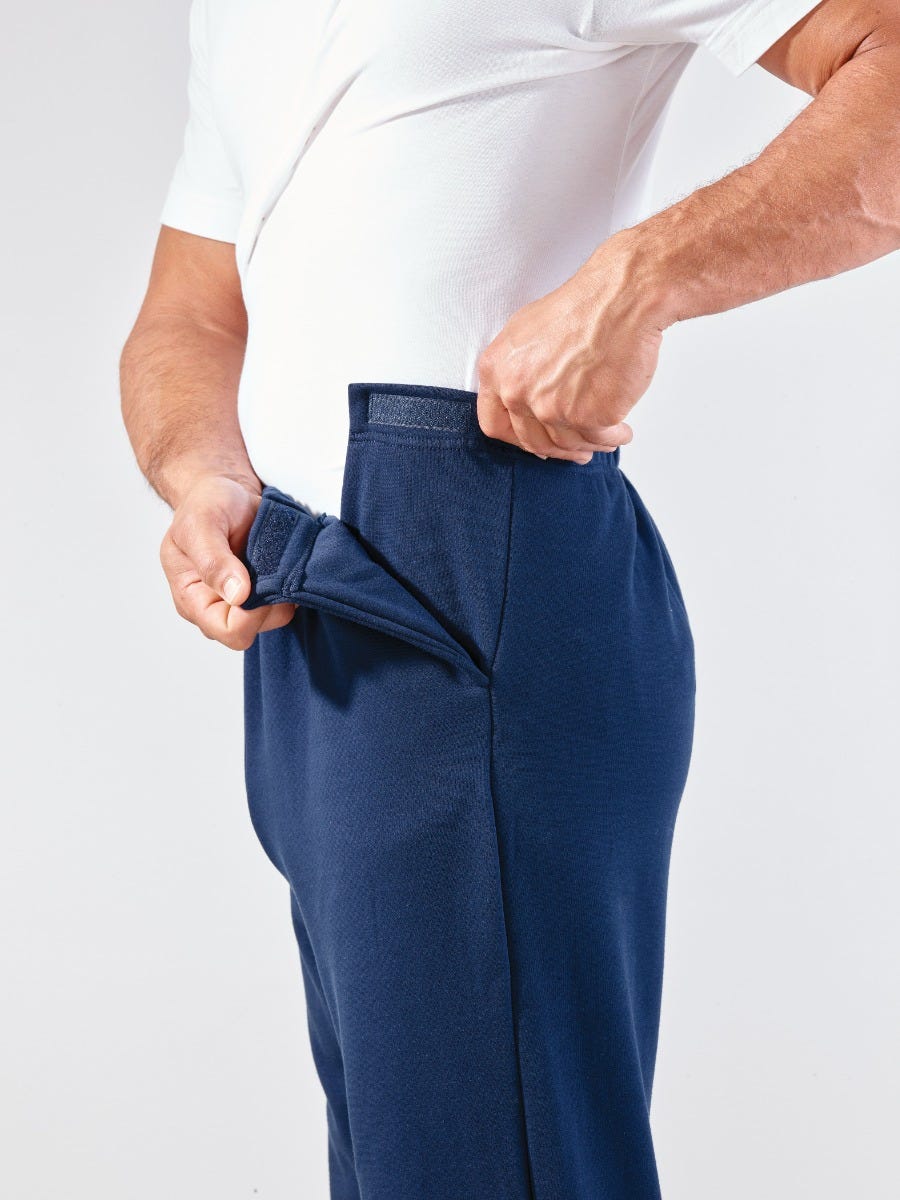 Men's Easy Touch Side Closure Fleece Pant