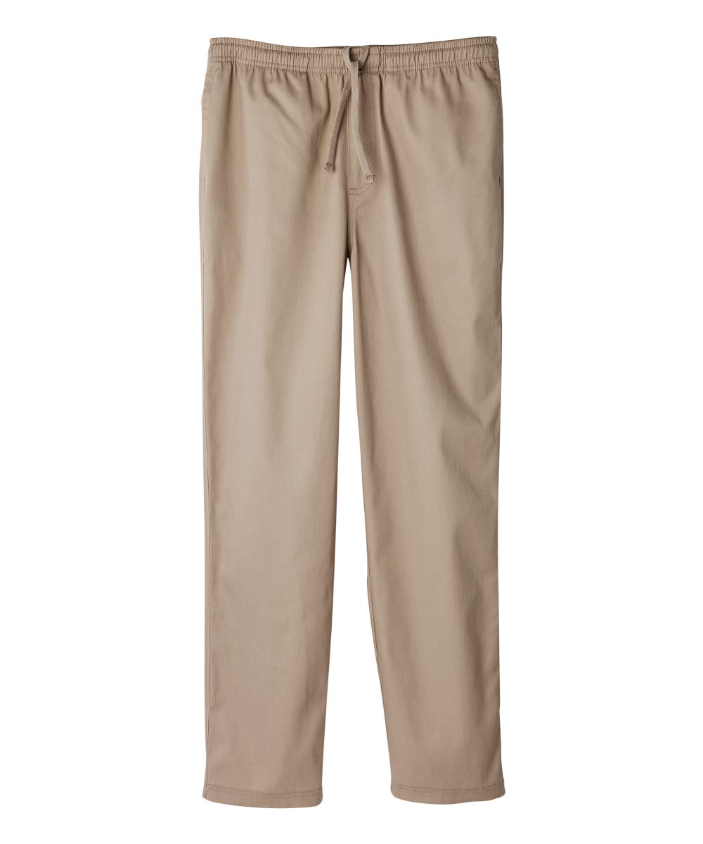 Regular Mens Cotton Elastic Waist Pant - Clearance
