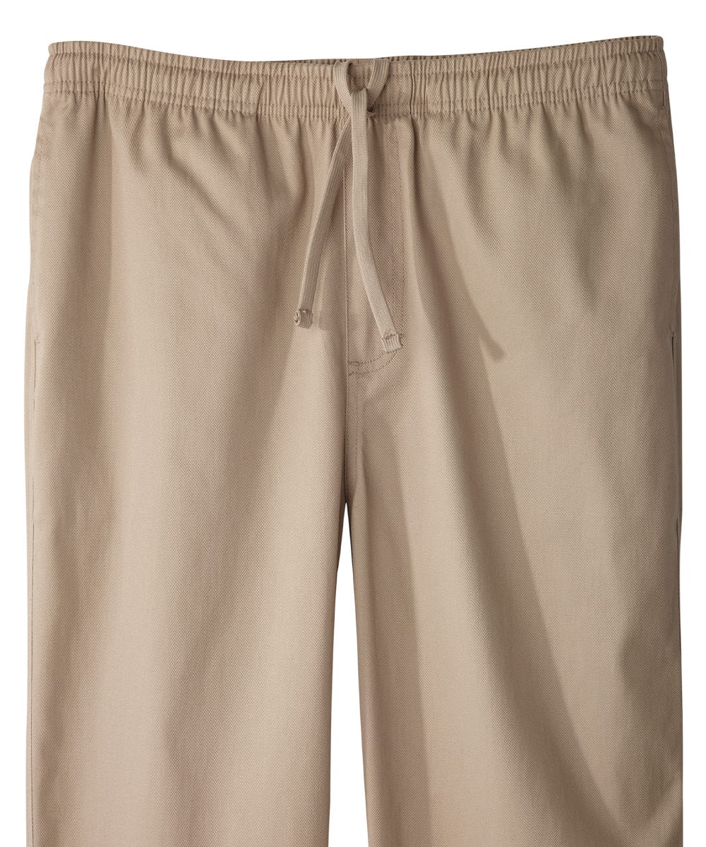 Regular Mens Cotton Elastic Waist Pant - Clearance