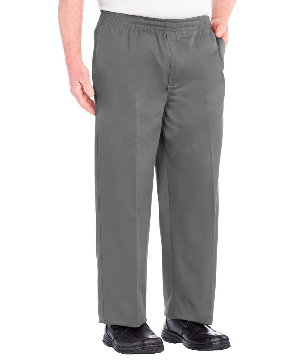 Regular Mens Cotton Elastic Waist Pant - Clearance