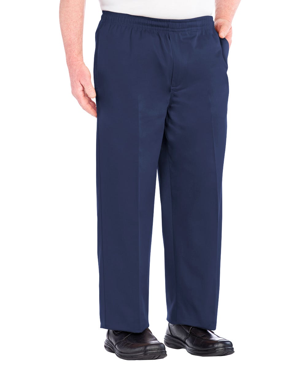 Regular Mens Cotton Elastic Waist Pant - Clearance