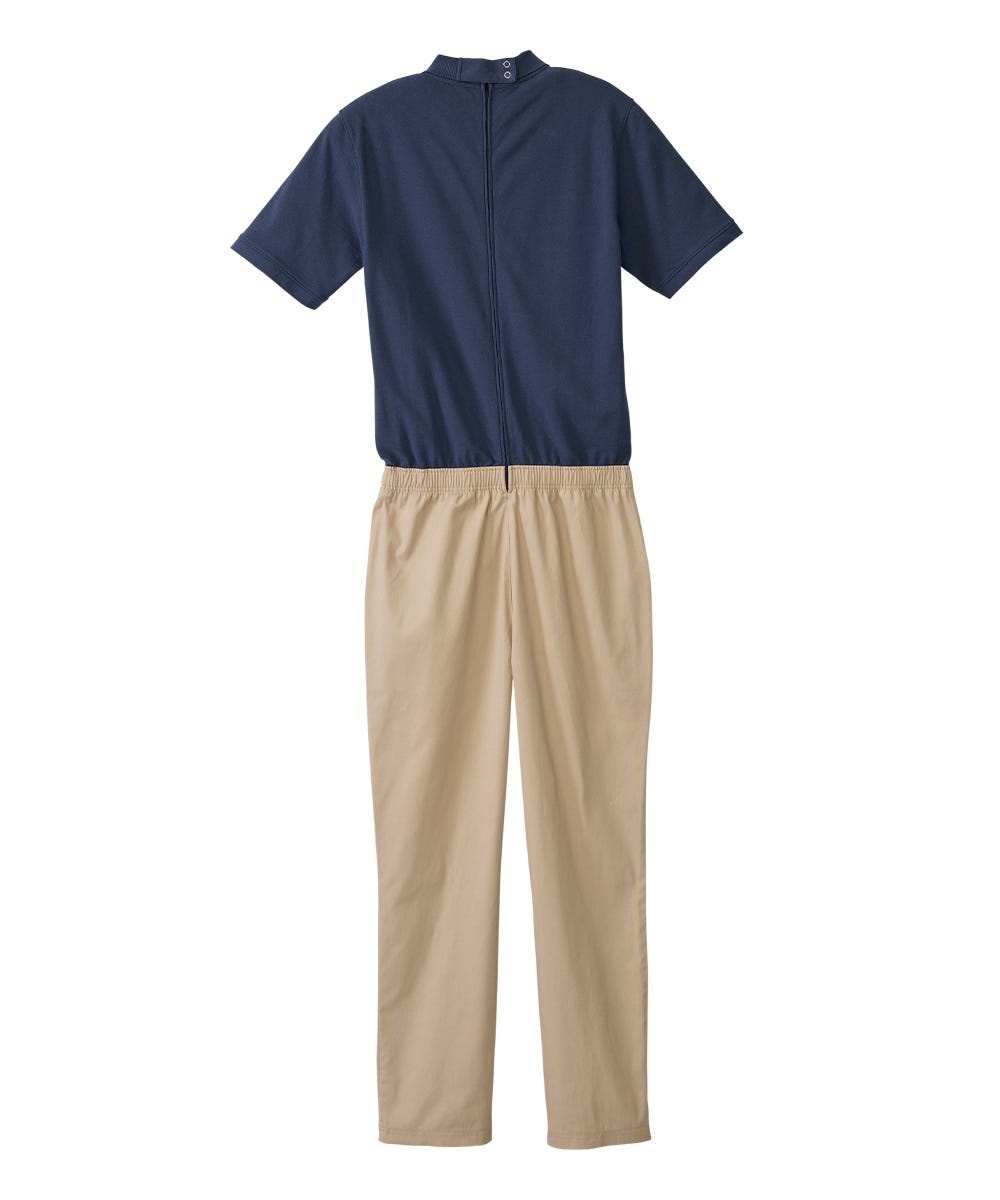 Men's Stay Dressed Jumpsuit with Short Sleeve Polo Shirt - Clearance