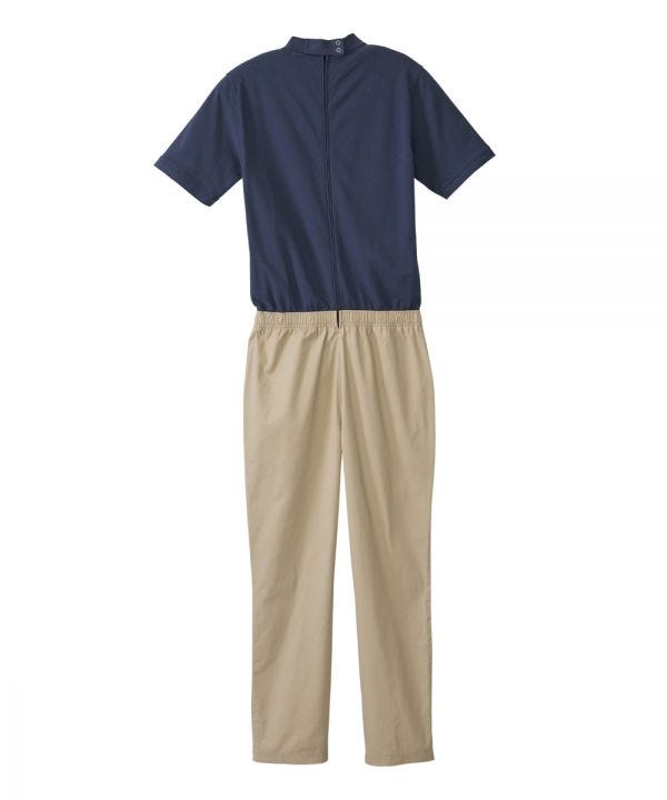 Men's Stay Dressed Jumpsuit with Short Sleeve Polo Shirt - Clearance
