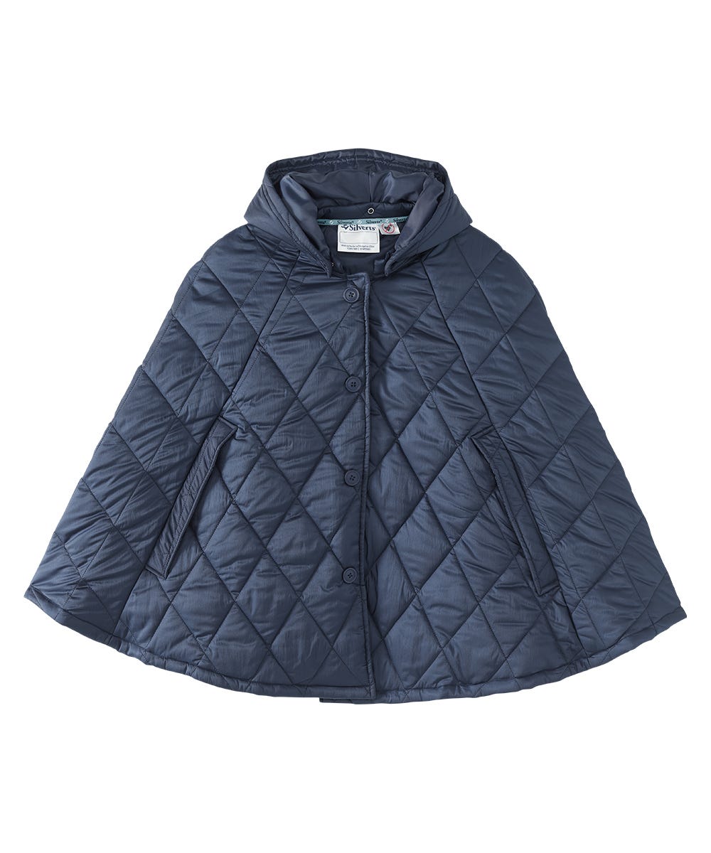 Women's Magnetic Front Cape with Detachable Hood