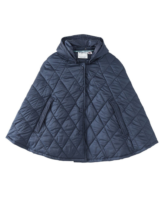 Women's Magnetic Front Cape with Detachable Hood