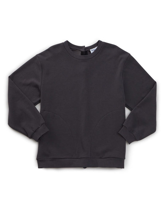 Men's Open Back Adaptive Fleece Sweatshirt - Clearance