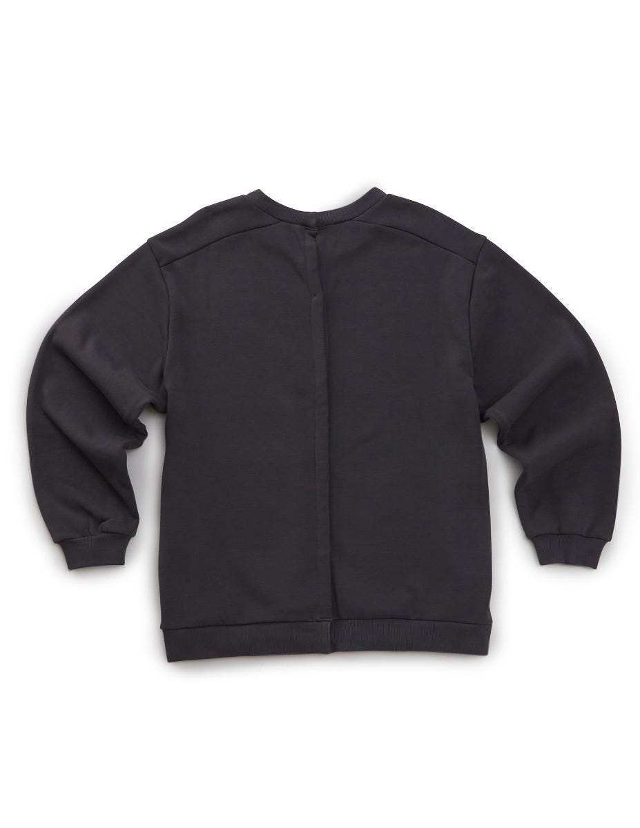 Men's Open Back Adaptive Fleece Sweatshirt - Clearance