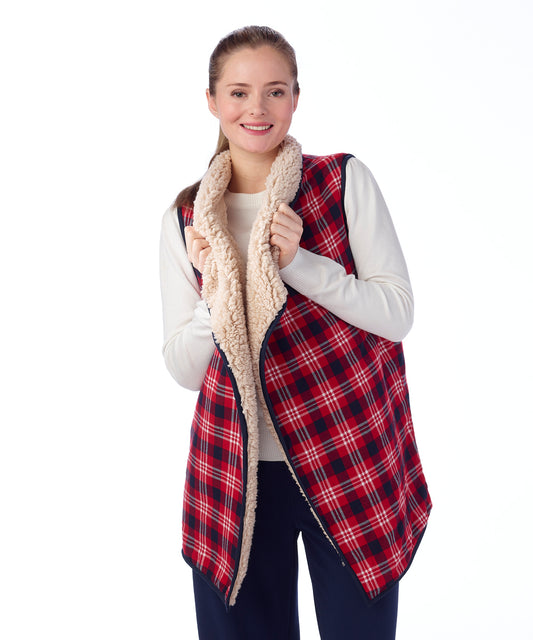 Women's Reversible Sleeveless Shrug - Clearance