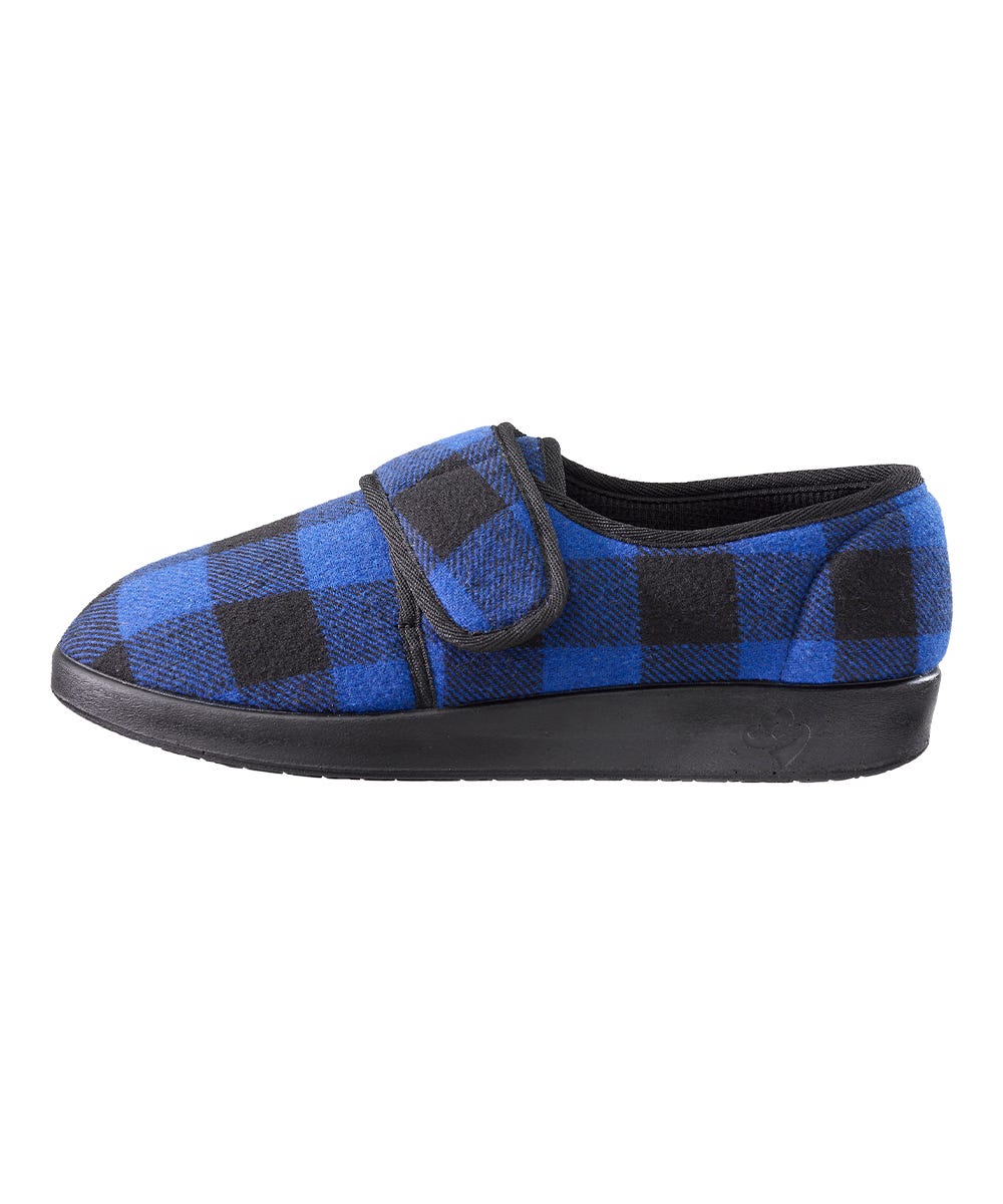 Men's Soft Wide Adjustable Slippers